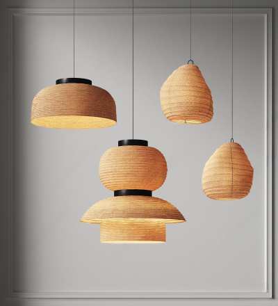 侘寂吊灯3D模型下载